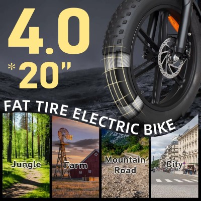Fat Bike Elettrica stile Moto DEEPOWER QS7 2000W