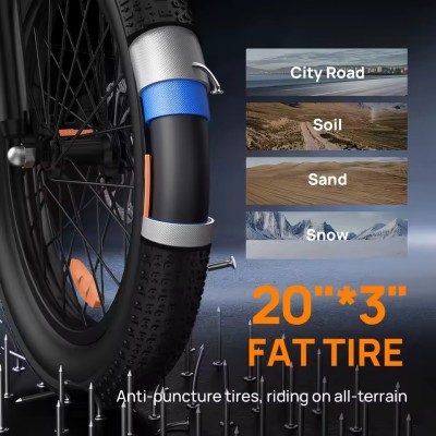URLIFE E20 1000W Fat Bike Elettrica | Fatbike Factory