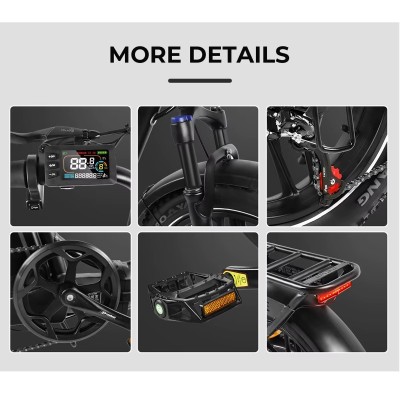Fat Bike Eléctrica Plegable SAMEBIKE C05 Pro 250W