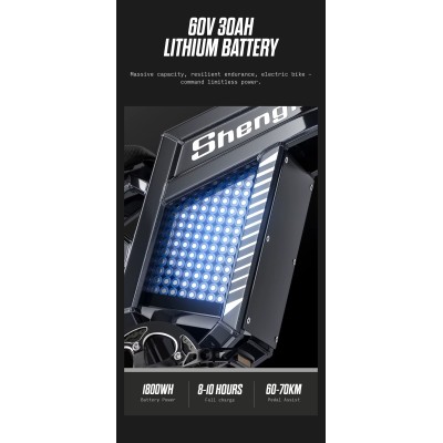 Shengmilo S900 1500W | Fat Bike Elettrica Moto