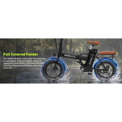 Kompaktes Koolux X10 350W Elektro-Fatbike - City Fat Bike