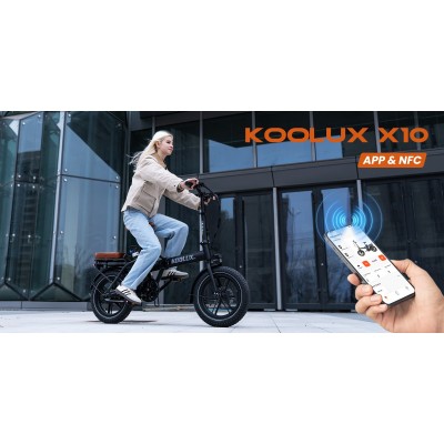 Kompaktes Koolux X10 350W Elektro-Fatbike - City Fat Bike