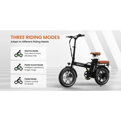 Kompaktes Koolux X10 350W Elektro-Fatbike - City Fat Bike