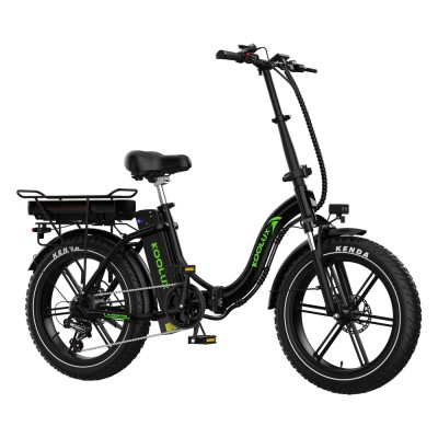 Koolux BK6SPRO 500W hopfällbar elektrisk fatbike med lång räckvidd