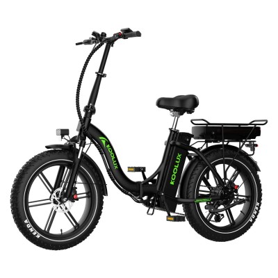 Fatbike elettrica pieghevole Koolux BK6SPRO 500W lunga autonomia