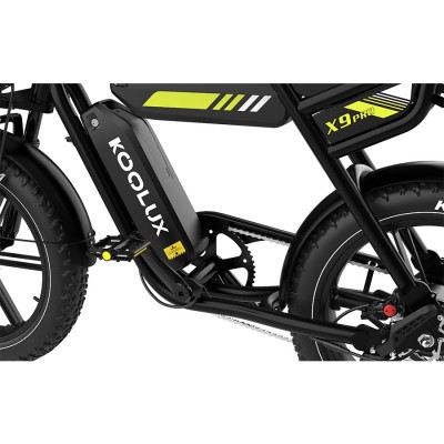 Fatbike eléctrica Koolux X9 Pro 750W con doble batería - larga autonomía