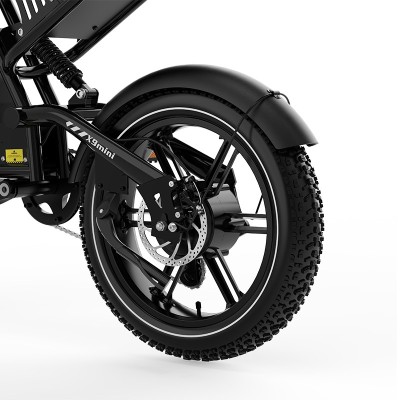 Koolux X9 Mini 500W 16x4.0 kompaktes Elektro-Fatbike im Motorradstil