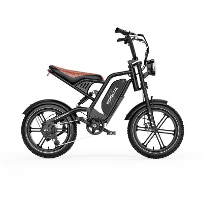 Koolux X9 Mini 500W 16x4.0 kompaktes Elektro-Fatbike im Motorradstil