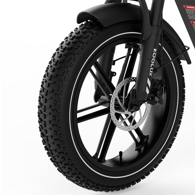 Fatbike elettrica compatta stile moto Koolux X9 Mini 500W 16x4.0