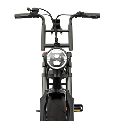 Fat Bike Biplace Electrique Compact Cargo Pinscher W1 Series Noir