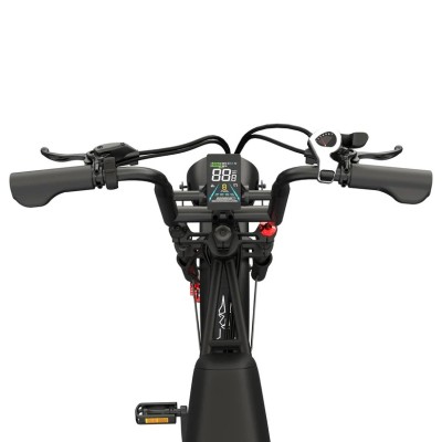 Fat Bike Biplace Electrique Compact Cargo Pinscher W1 Series Noir
