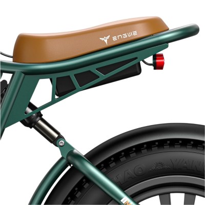 Elektrisk Fatbike i motorcykelstil Engwe M20 Grön