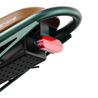 Fat Bike Electrique style Moto Engwe M20 Vert