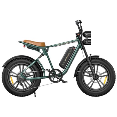 Elektrisk Fatbike i motorcykelstil Engwe M20 Grön