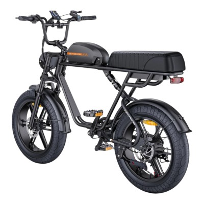 Engwe M1 Svart Tvåsitsig Elektrisk Fatbike