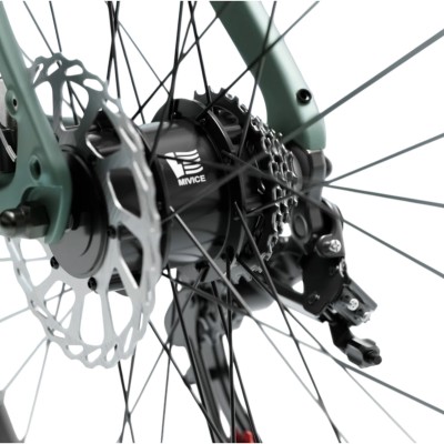 Velo Electrique Leger Gravel Homologué 250W Engwe N1 Air Vert