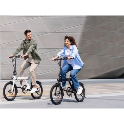 Mini Kompakt Elcykel – Hopfällbar – Lätt Engwe P20 Vit