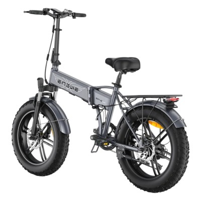 Hopfällbar Elektrisk Fatbike Engwe EP-2 Boost Grå