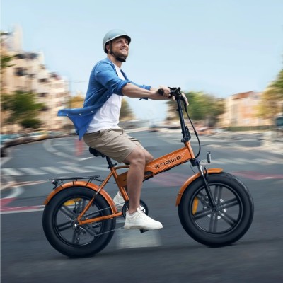 Hopfällbar Elektrisk Fatbike Engwe EP-2 Boost Grå