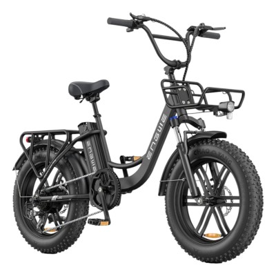 Faltbares Elektrisches Fat Bike Engwe L20 Boost Schwarz