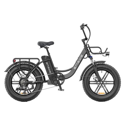 Faltbares Elektrisches Fat Bike Engwe L20 Boost Schwarz