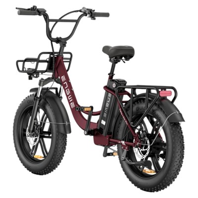 Bici Elettrica Fat Bike Engwe L20 Boost Bordeaux