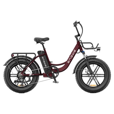 Bici Elettrica Fat Bike Engwe L20 Boost Bordeaux
