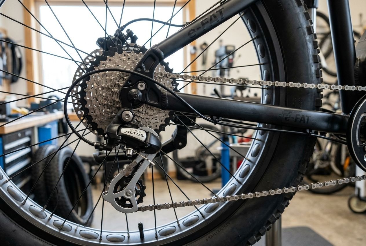 Entretien fat bike électrique : nettoyage, chaîne et batterie